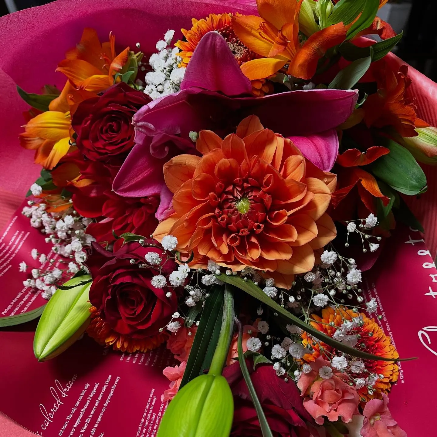 ダンディな常連様から私のお誕生日のお祝いで